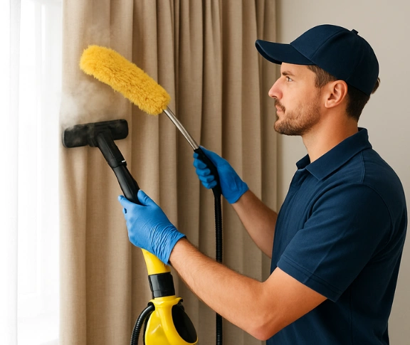 Trusted blind cleaning technician Matty Curtain Cleaning westleigh-nsw QLD